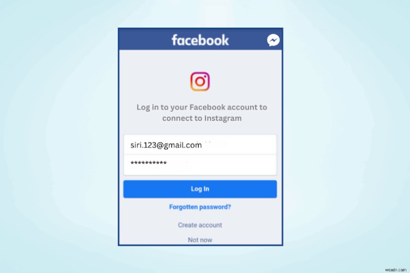 Instagram 로그인을 사용하여 Facebook Messenger에 액세스:단계별 가이드 