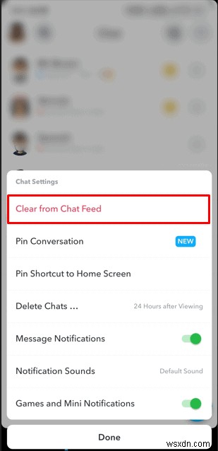 Snapchat 그룹 채팅을 쉽게 제거:단계별 지침 