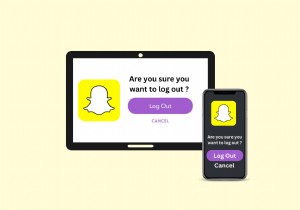 보안 강화를 위해 모든 기기에서 Snapchat에서 쉽게 로그아웃 