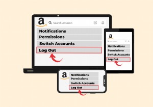 모든 Amazon 장치에서 안전하게 로그아웃:단계별 가이드 