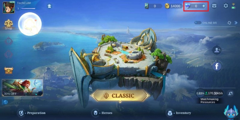 단계별 가이드:모바일 잔액으로 Mobile Legends 다이아몬드 충전하기 