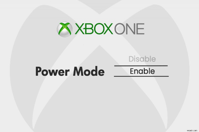Xbox One에서 전원 모드 활성화:단계별 가이드 