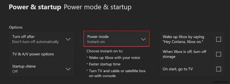Xbox One에서 전원 모드 활성화:단계별 가이드 