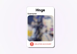 힌지(Hinge)에서 상대방이 계정을 삭제했는지 확인하는 방법