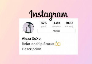 Instagram에서 관계 상태 표시:Easy Bio Tips 