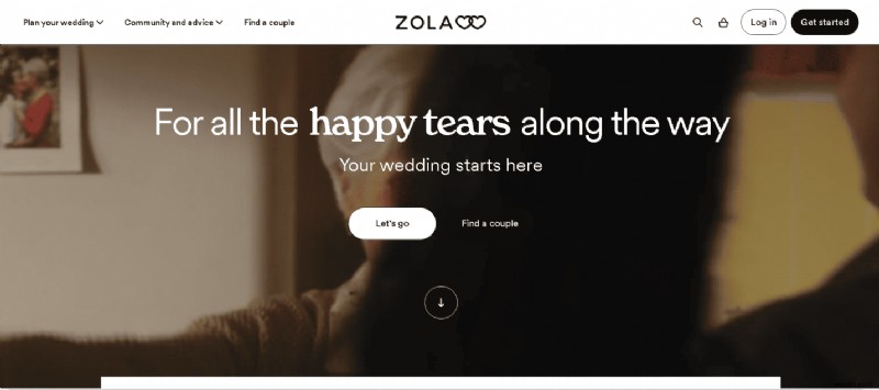 Zola 웨딩 웹사이트 편집을 위한 단계별 가이드 