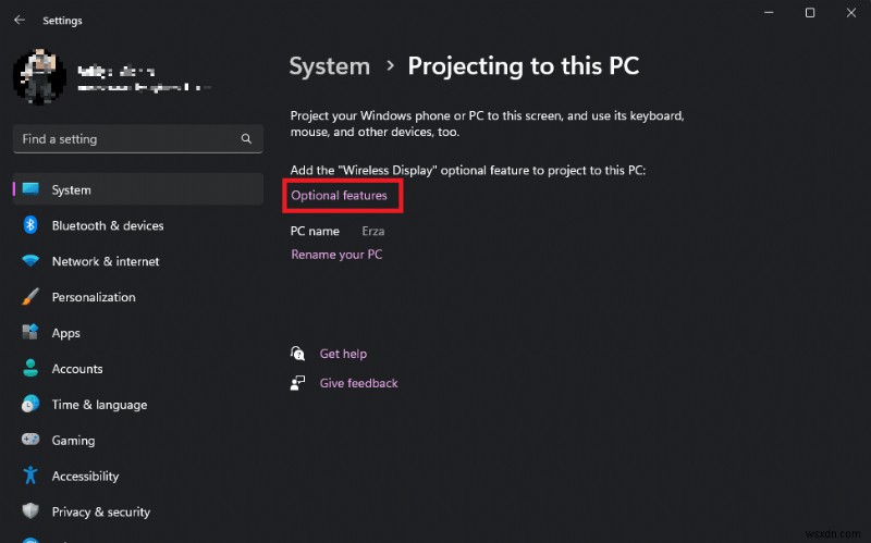 Windows에서 회색으로 표시되는  이 PC에 투사 중  문제 해결 