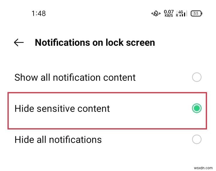 개인 정보 보호:Android 잠금 화면에서 메시지를 숨기는 방법 