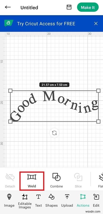 Cricut Android에서 곡선 텍스트 마스터하기:단계별 가이드 
