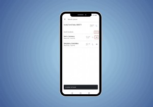 Android 날씨 앱에서 도시를 쉽게 제거하세요. 