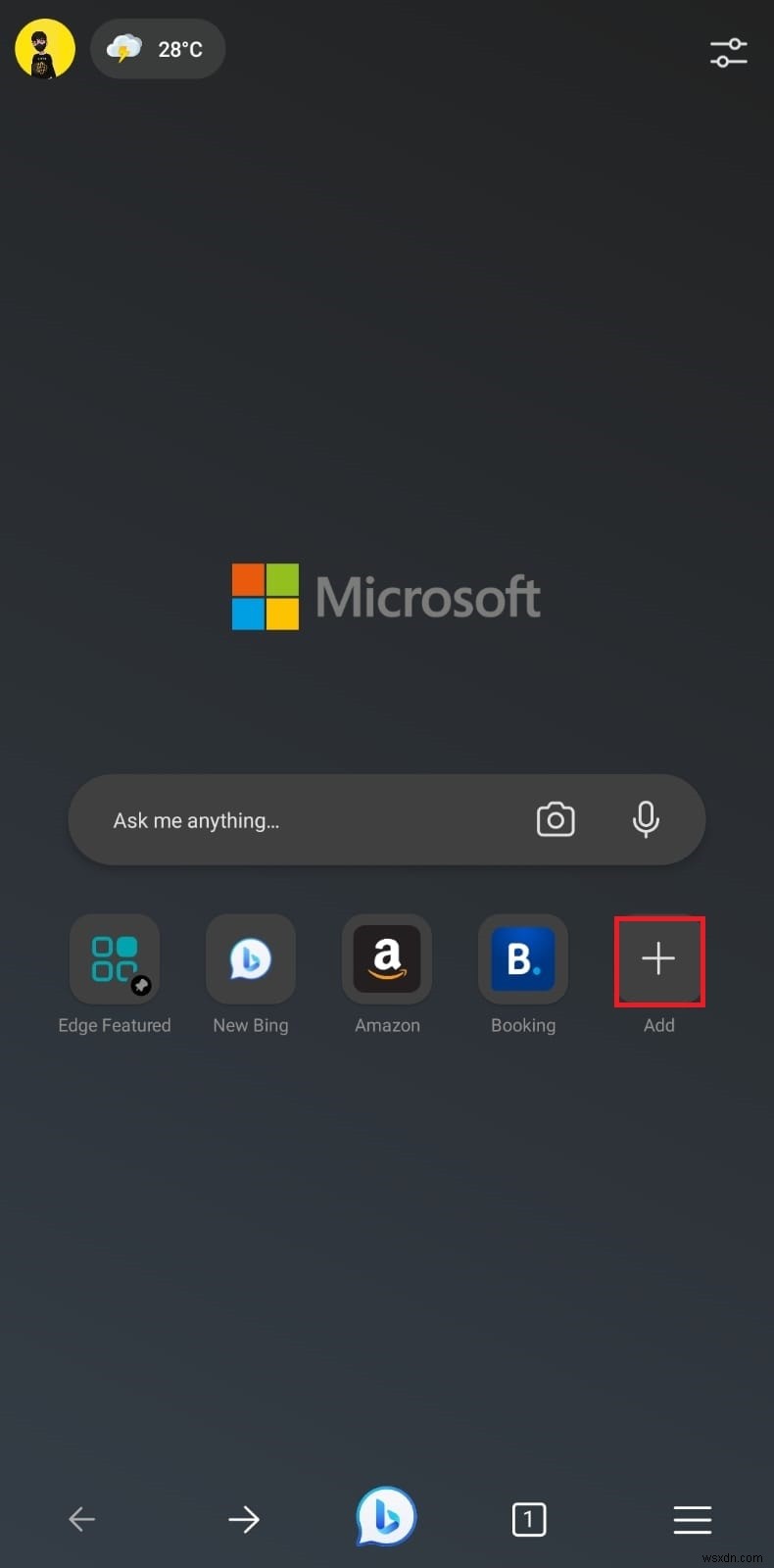 Android의 Microsoft Edge 홈페이지에 축소판 추가 - 쉬운 단계별 가이드 