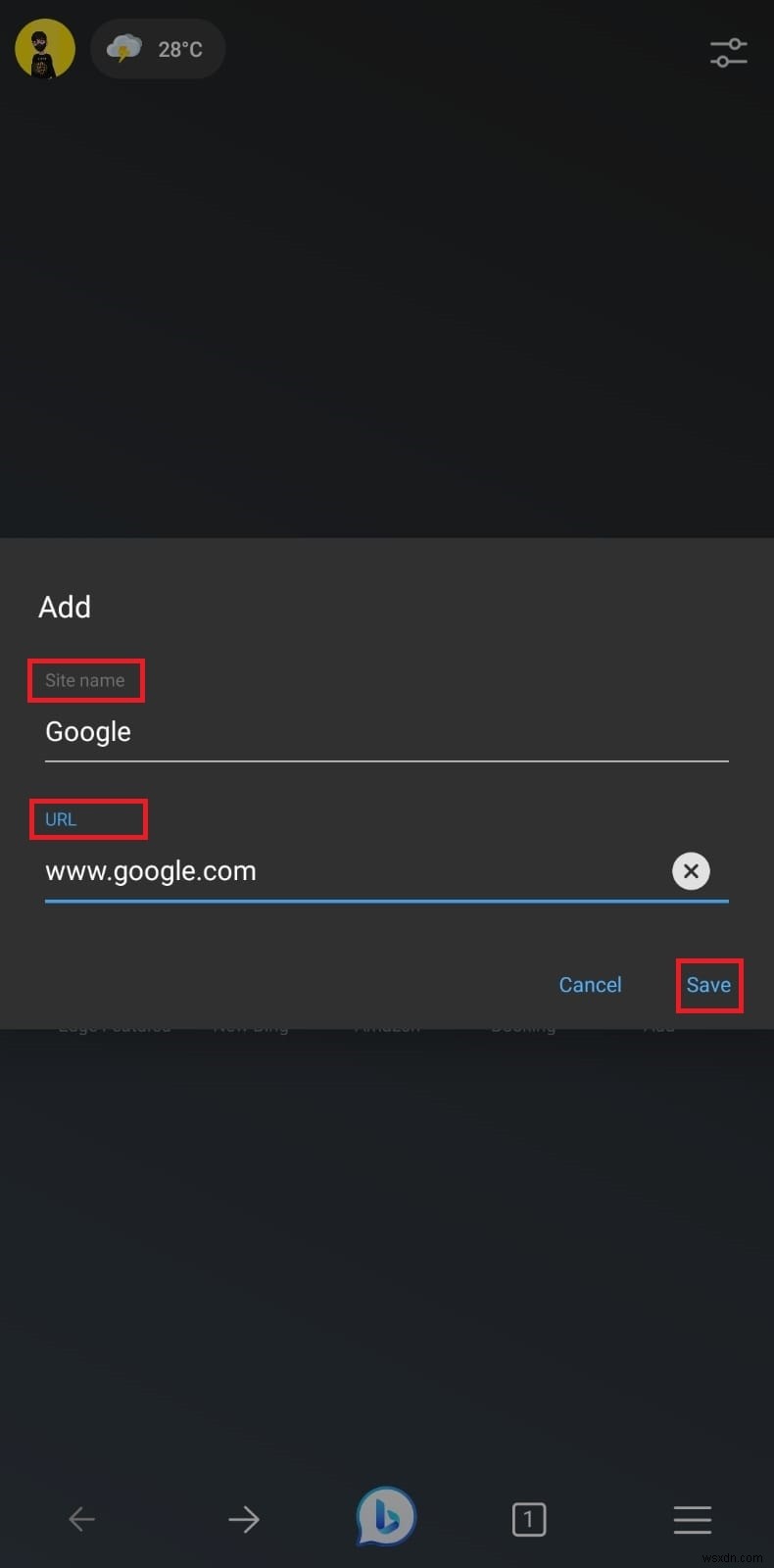 Android의 Microsoft Edge 홈페이지에 축소판 추가 - 쉬운 단계별 가이드 