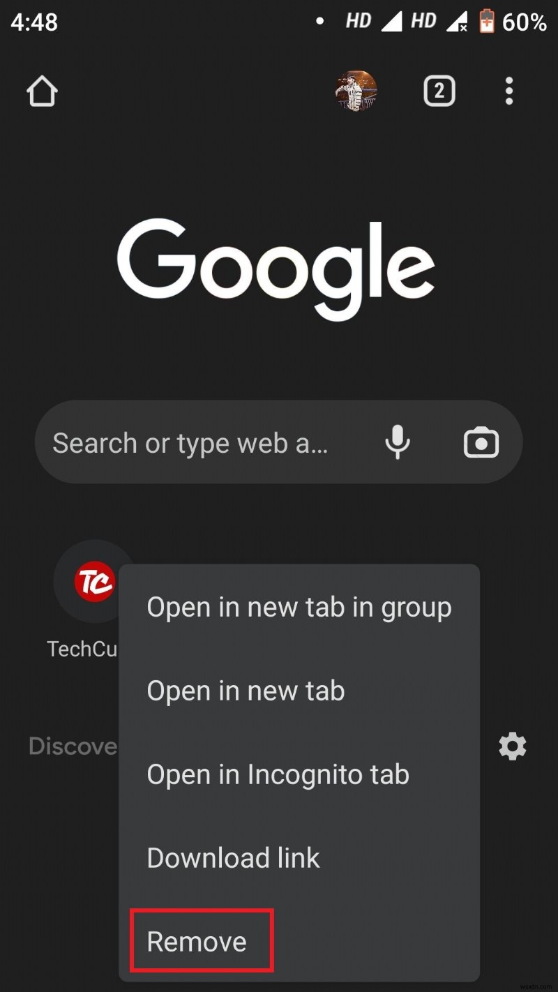 Android의 Chrome 홈페이지에 웹사이트 바로가기 추가 – 단계별 가이드 