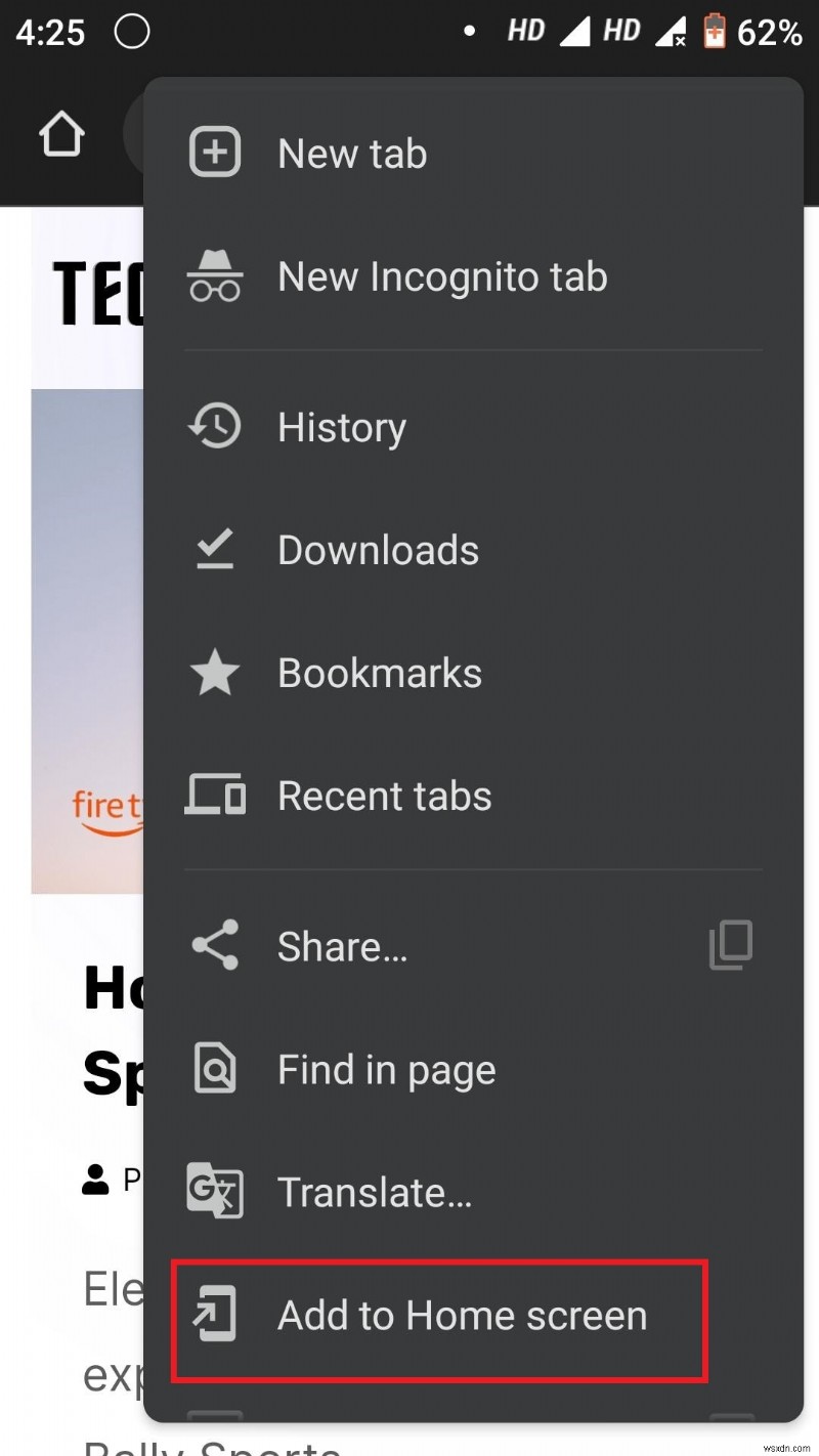 Android의 Chrome 홈페이지에 웹사이트 바로가기 추가 – 단계별 가이드 