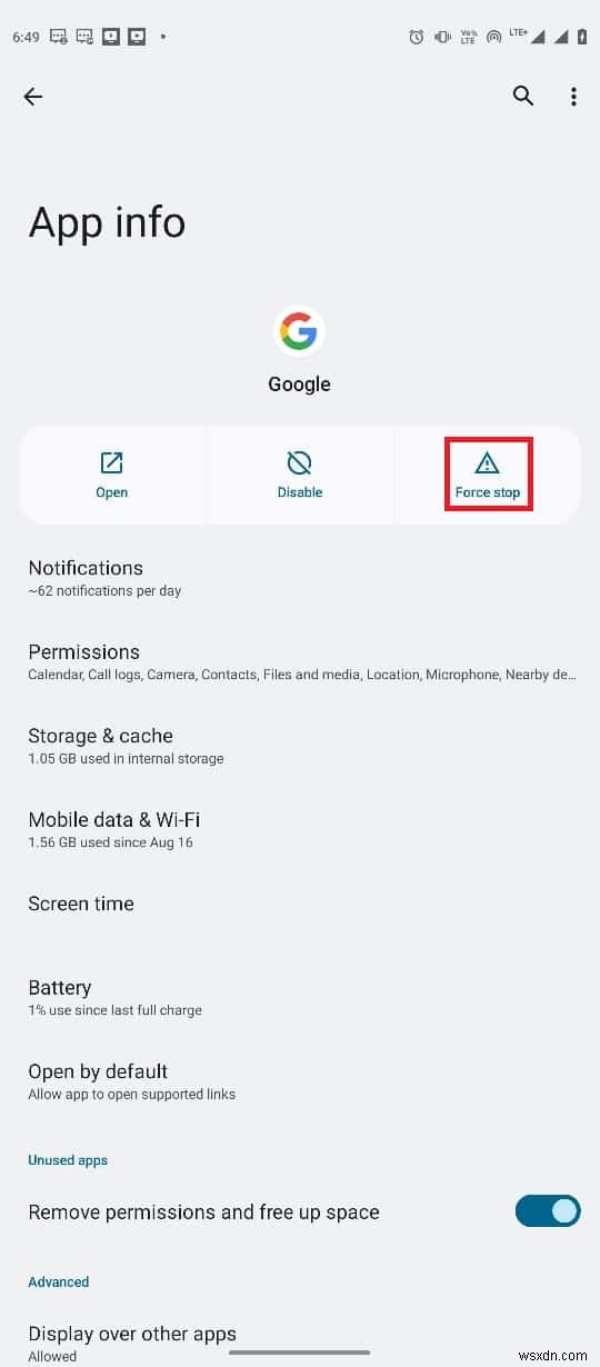 Android 기기에서  Google이 오프라인입니다  오류 해결 