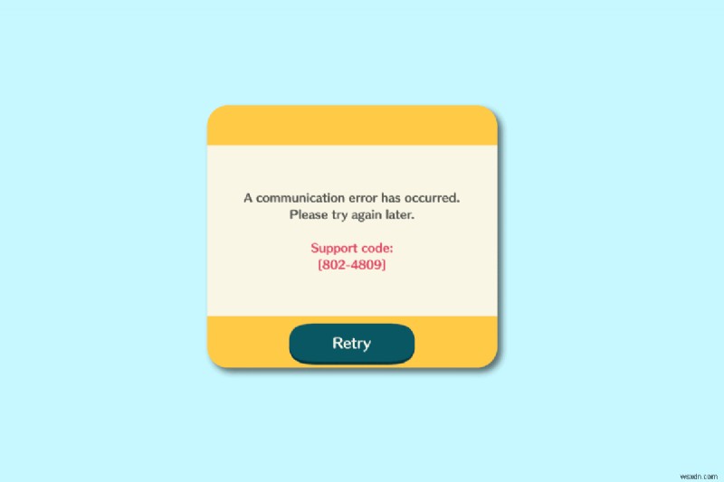Animal Crossing Pocket Camp 802-5808 통신 오류 수정:빠른 단계별 가이드 