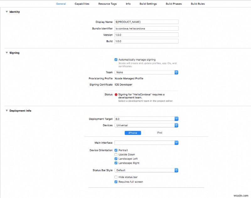 Master Cordova iOS 개발:설정부터 원활한 배포까지 