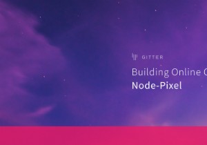 Node-Pixel을 사용한 온라인 커뮤니티 구축:Andrew Fisher의 접근 방식 