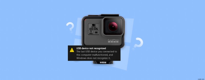 GoPro가 PC에서 감지되지 않습니까? 빠른 수정 및 데이터 복구 가이드 