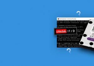 CHKDSK 설명:파일 삭제에 대한 오해 및 스캔 후 결과 