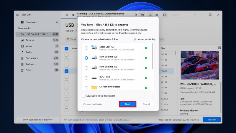 Windows에서 포맷된 USB 드라이브의 데이터 복구 - 무료, 입증된 방법 