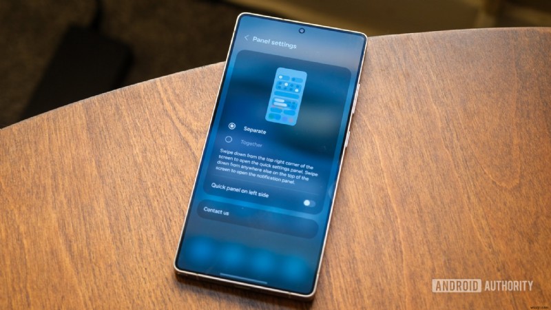 Samsung Galaxy S25 One UI 7에서 분할 알림을 끄는 방법 