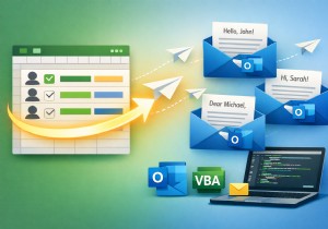 Excel 이메일 생성기:VBA를 사용하여 개인화된 Outlook 이메일 자동화 