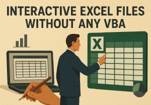 VBA 없이 대화형 Excel 통합 문서 만들기:단계별 가이드 