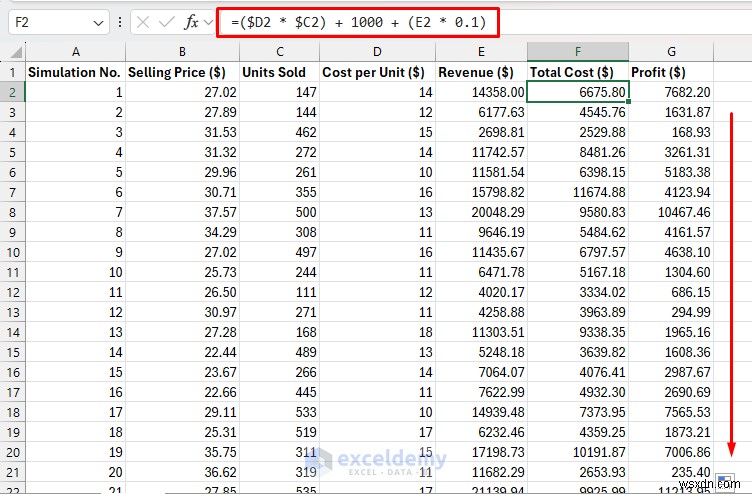 Excel 가이드:데이터 기반 의사 결정을 위한 Monte Carlo 시뮬레이션 구축 
