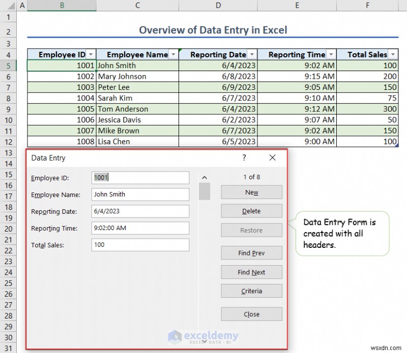 마스터 Excel 데이터 입력:기본, 양식 및 오류 처리 
