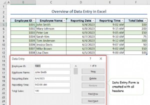 마스터 Excel 데이터 입력:기본, 양식 및 오류 처리 