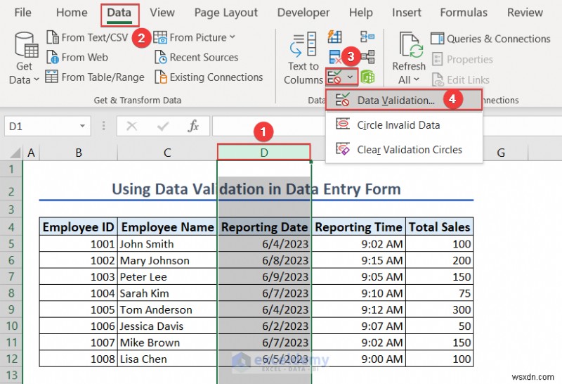 마스터 Excel 데이터 입력:기본, 양식 및 오류 처리 