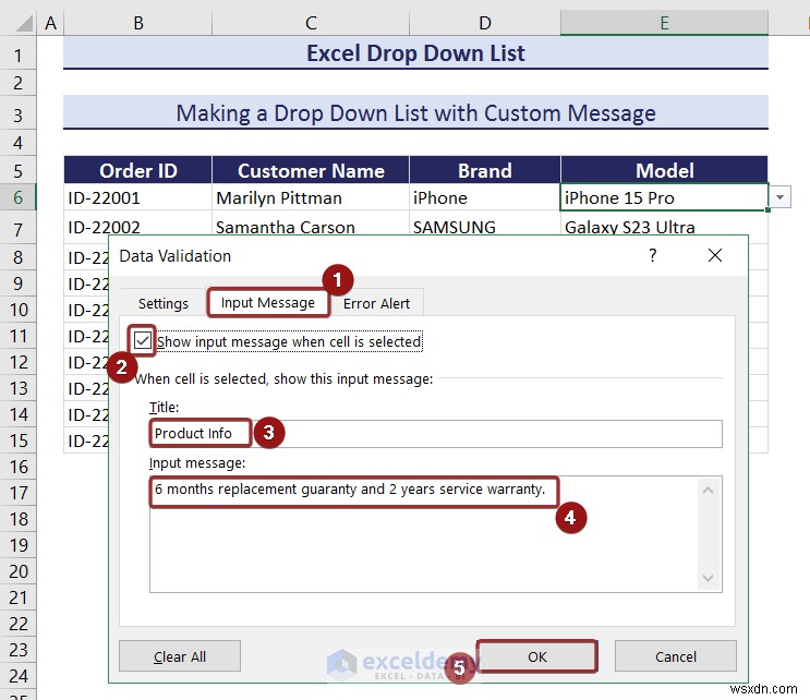 Master Excel 드롭다운 목록:생성, 편집, 제거, 필터링 및 보호 