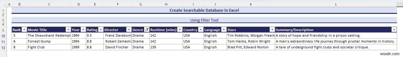 마스터 Excel 데이터베이스:유형, 템플릿 및 간편한 생성 