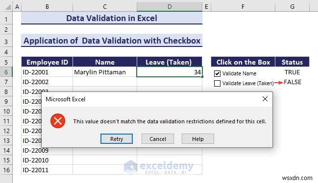 Excel 데이터 유효성 검사 숙달:포괄적인 단계별 가이드 