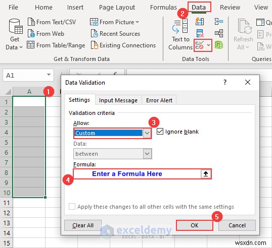 Excel 데이터 유효성 검사 숙달:포괄적인 단계별 가이드 
