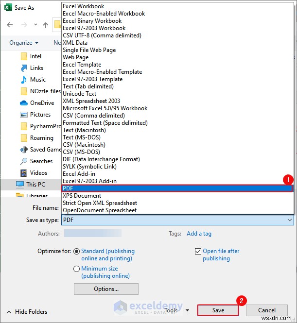 Excel 데이터를 DOC, PDF, CSV, XML 및 vCard 형식으로 쉽게 내보내기 