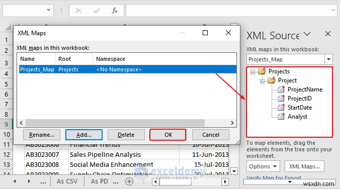 Excel 데이터를 DOC, PDF, CSV, XML 및 vCard 형식으로 쉽게 내보내기 