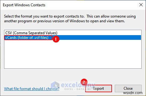 Excel 데이터를 DOC, PDF, CSV, XML 및 vCard 형식으로 쉽게 내보내기 