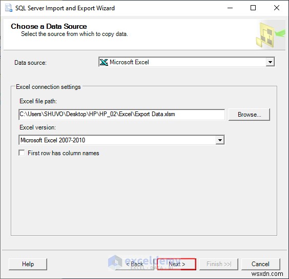 Excel 데이터를 DOC, PDF, CSV, XML 및 vCard 형식으로 쉽게 내보내기 
