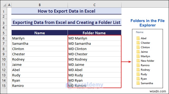 Excel 데이터를 DOC, PDF, CSV, XML 및 vCard 형식으로 쉽게 내보내기 