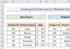 Excel 풀 아우터 조인(Full Outer Join) 완벽 가이드: 파워 쿼리 단계별 자습서