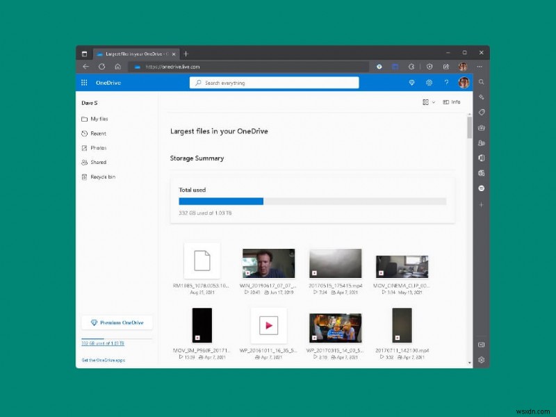 Windows11 및 웹에서 OneDrive 저장소 관리:제한을 피하고 공간 확보 