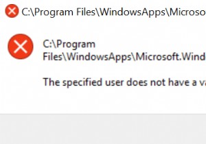 Windows 스토어 앱에서  지정된 사용자에게 유효한 프로필이 없습니다  오류 해결 