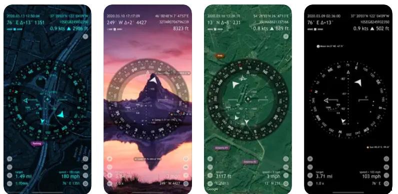 상위 9개 iOS 나침반 앱:자신있게 경로, 속도, 거리 추적 