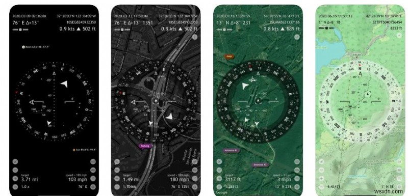 상위 9개 iOS 나침반 앱:자신있게 경로, 속도, 거리 추적 