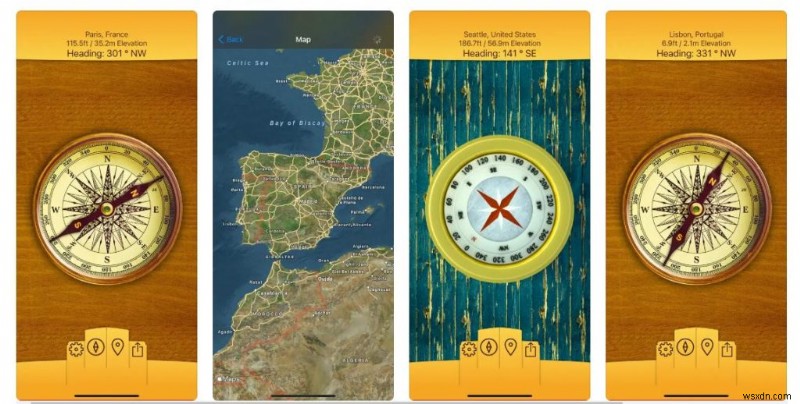 상위 9개 iOS 나침반 앱:자신있게 경로, 속도, 거리 추적 