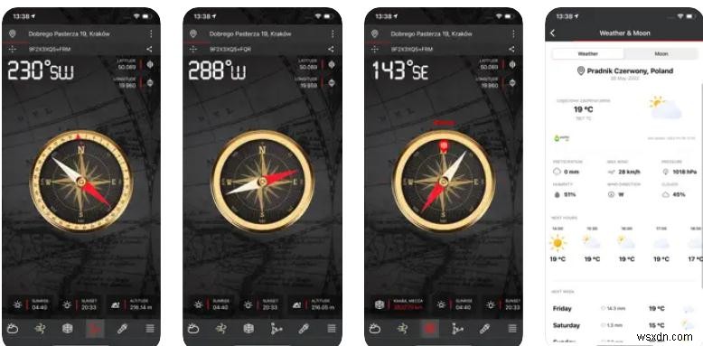 상위 9개 iOS 나침반 앱:자신있게 경로, 속도, 거리 추적 