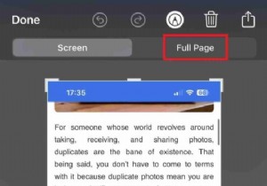 iPhone에서 전체 페이지 스크린샷을 캡처하는 방법:3가지 간단한 방법 