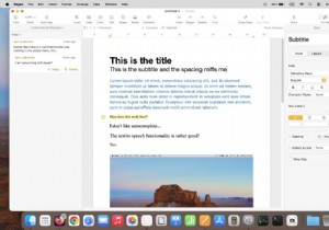 Apple Pages Review:사용자 친화적이지만 가끔 혼동을 주는 Mac용 Office 제품군 